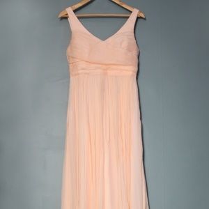 NEW! Heidi long dress in silk chiffon / PETITE 6